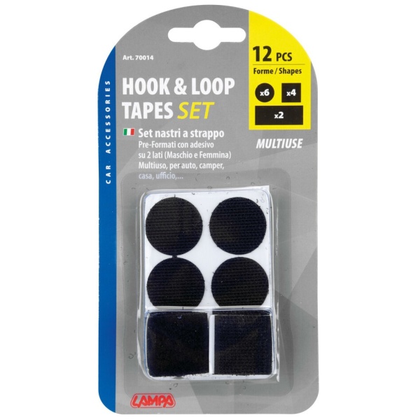 Set 12 Buc Benzi Scai Prindere Velcro Lampa Hook And Loop LAM70014